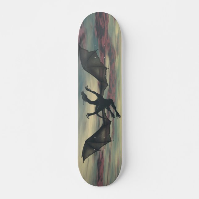 The Painted Skies Skateboard (Front)