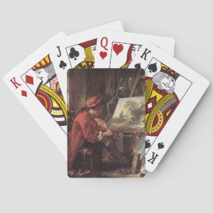 The Painter in His Studio (by François Boucher) Playing Cards