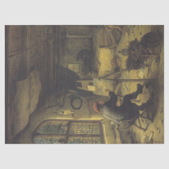 The Painter in his Workshop (Artist's Studio) Tissue Paper (Front)