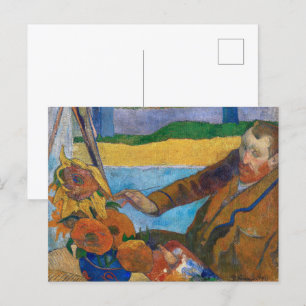 The Painter of Sunflowers   Paul Gauguin   Postcard