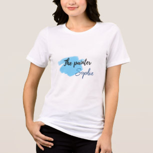 The Painter’s Touch Artistic Personalized T-Shirt Tri-Blend Shirt