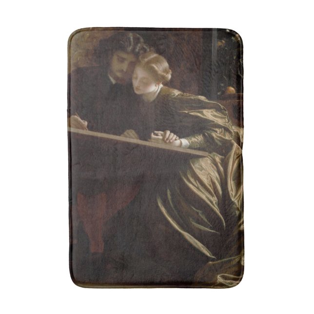 The Painter's Honeymoon (by Frederic Leighton) Bath Mat (Front Vertical)
