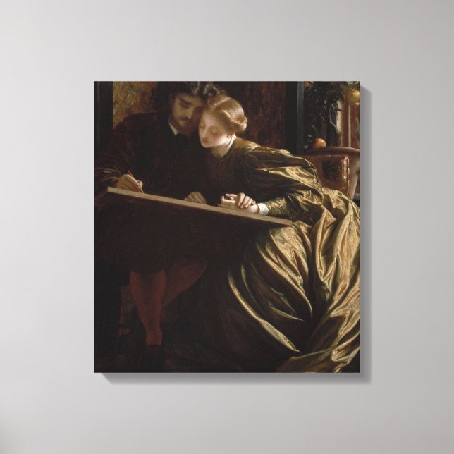 The Painter's Honeymoon (by Frederic Leighton) Canvas Print (Front)