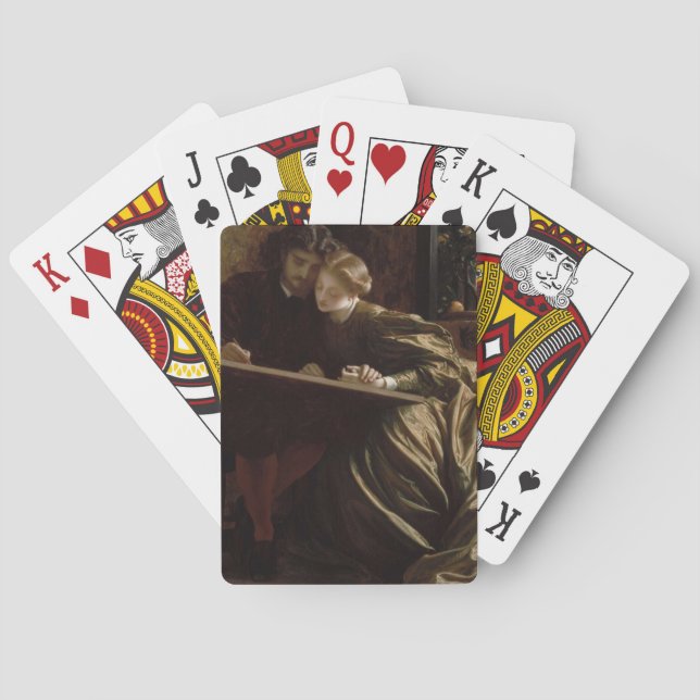 The Painter's Honeymoon (by Frederic Leighton) Playing Cards (Back)