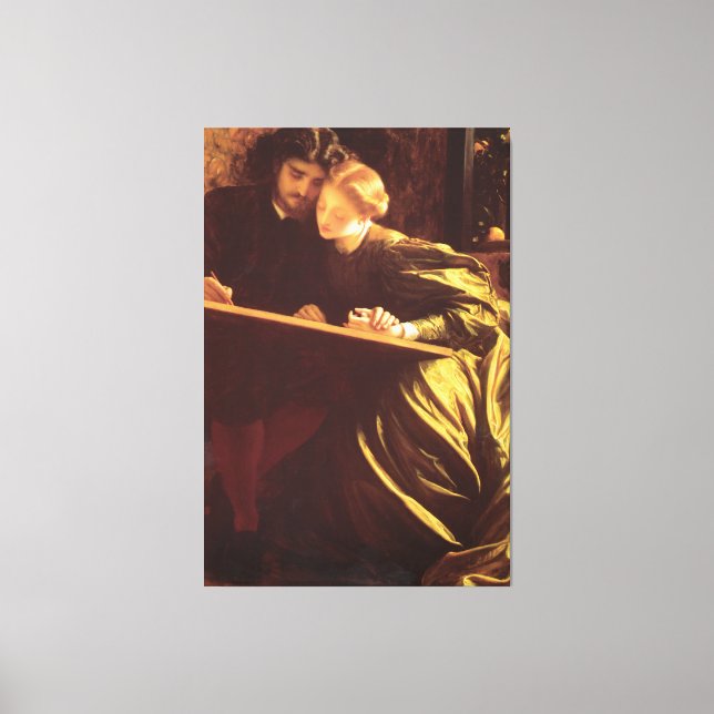The Painter's Honeymoon Fredric Leighton Fine Art Canvas Print (Front)