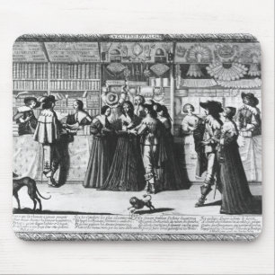 The Palace Gallery, engraved by Le Blonde Mouse Pad