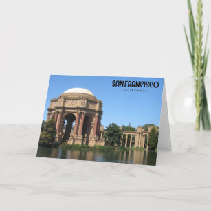 The Palace of Fine Arts, CA - card