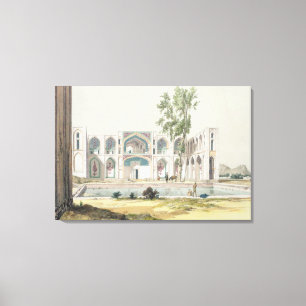 The Palace of Tchar-Bag at Isfahan, Persia, plate Canvas Print