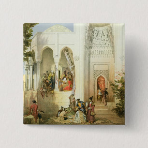 The Palace of the Khan of Baku, Apsheron peninsula 2 Inch Square Button