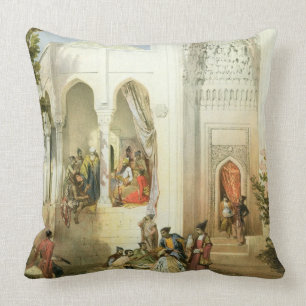 The Palace of the Khan of Baku, Apsheron peninsula Throw Pillow