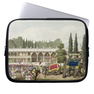 The Palace of Tippoo Sahib (1749-99) engraved by T Laptop Sleeve