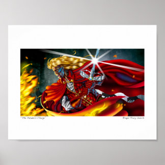 “The Paladin’s Charge” – poster by Tracy Lesch