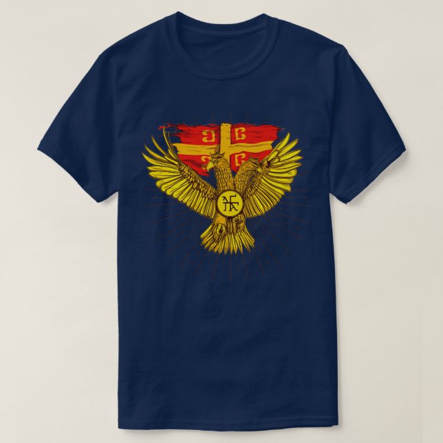 The Palaiologos doubleheaded eagle T-Shirt (Design Front)