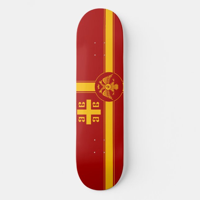 The Palaiologos Dynasty of the Byzantine Empire Skateboard (Front)
