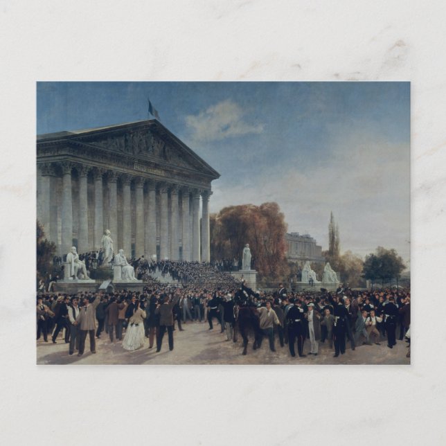 The Palais du Corps Legislatif Postcard (Front)