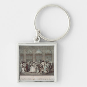 The Palais Royal Gallery's Walk, 1787 Keychain