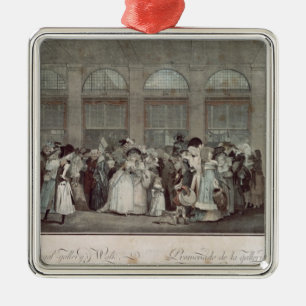 The Palais Royal Gallery's Walk, 1787 Metal Ornament