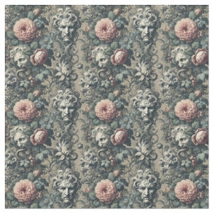 The Pale Purge – Gothic Dense Tile Fabric