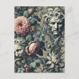 The Pale Purge – Gothic Victorian  Holiday Postcard