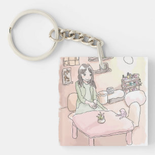 the pale rooms and soles of the feet keychain