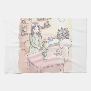the pale rooms and soles of the feet kitchen towel