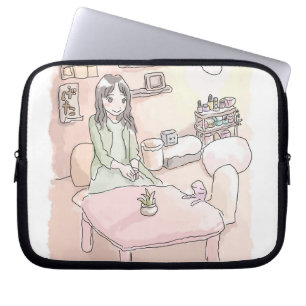 the pale rooms and soles of the feet laptop sleeve