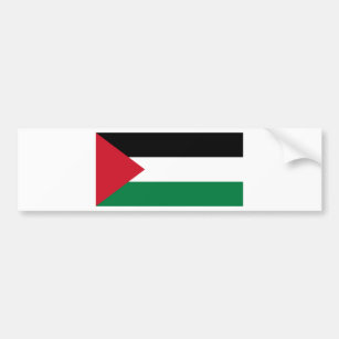 The Palestinian flag (علم فلسطين‎) Bumper Sticker