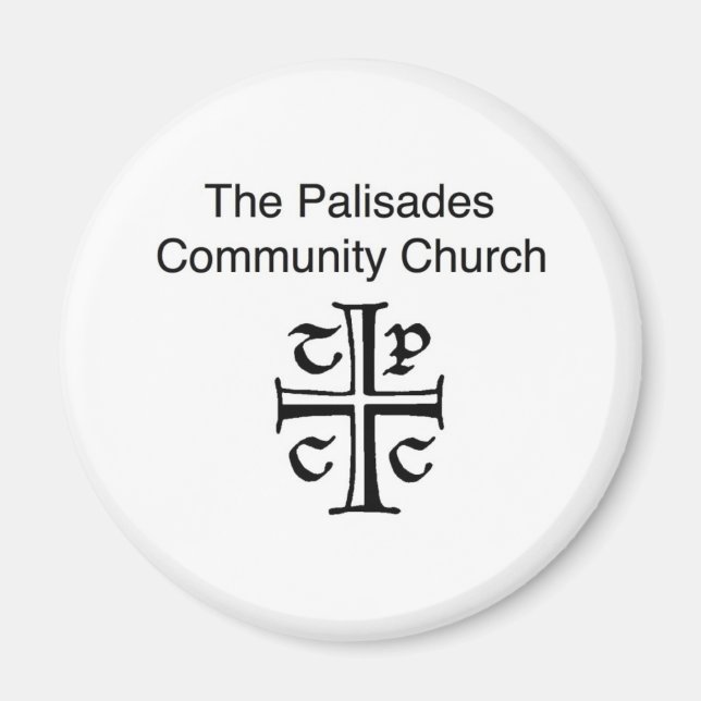 The Palisades Community Church Magnet (Front)