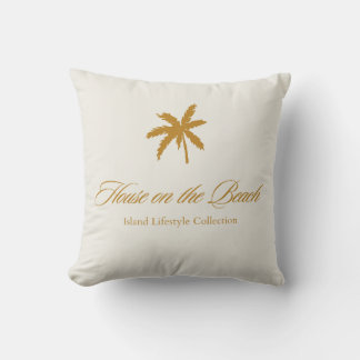 The Palm Tree Throw Pillow