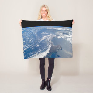 The Panama Canal. Fleece Blanket