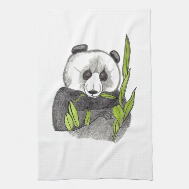 The Panda ... American MoJo Kitchen Towel (Vertical)