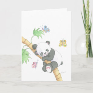 The Panda from the Chasing the Rainbows collection Card