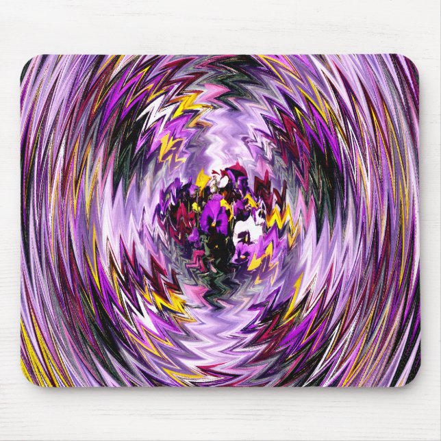 The Pansies within.... Mouse Pad (Front)