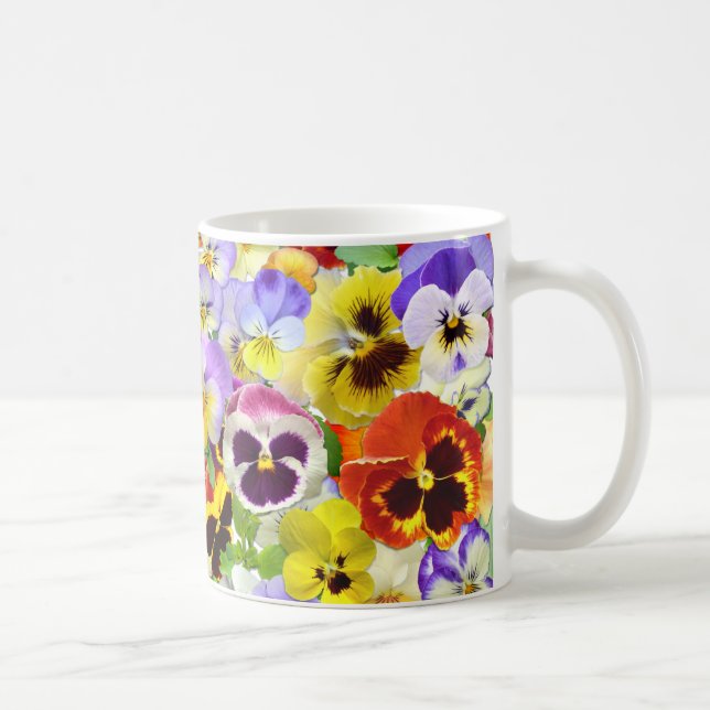 The Pansy Collection Coffee Mug (Right)