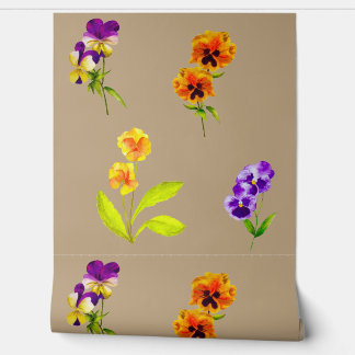 'The Pansy Party' on a  Wallpaper