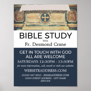 The Pantheon Altar, Rome, Christian Bible Class Poster