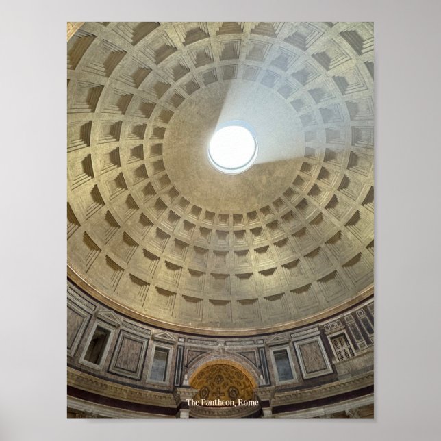 The Pantheon, Rome, Italy Design Photo Print (Front)
