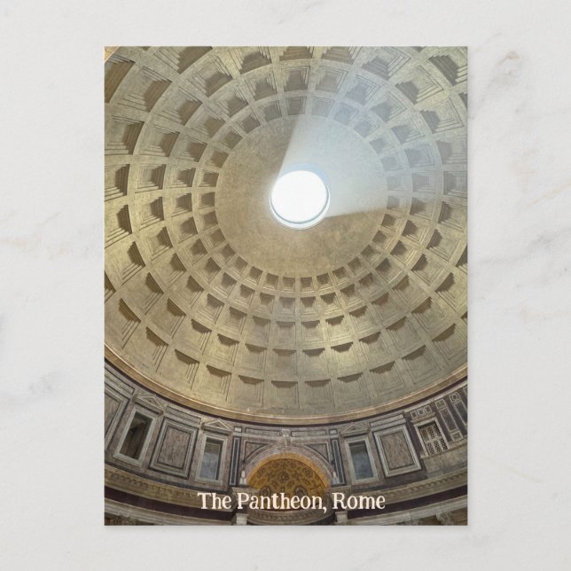 The Pantheon, Rome, Italy Design  Postcard (Front)