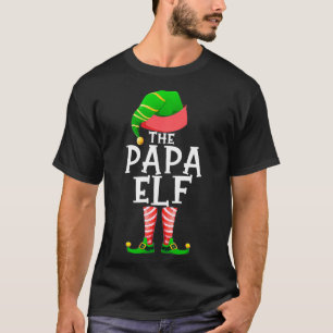 The PAPA Elf Matching Family Group Christmas Party T-Shirt