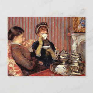 Thé par Mary Cassatt Carte postale