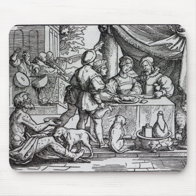 The Parable of Lazarus and Dives Mouse Pad (Front)