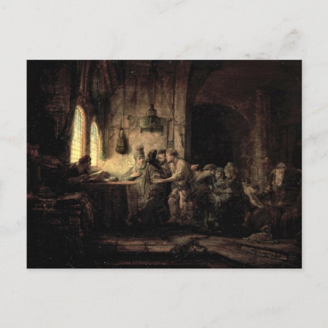 The Parable of the Laborers in the Vineyard        Postcard (Front)