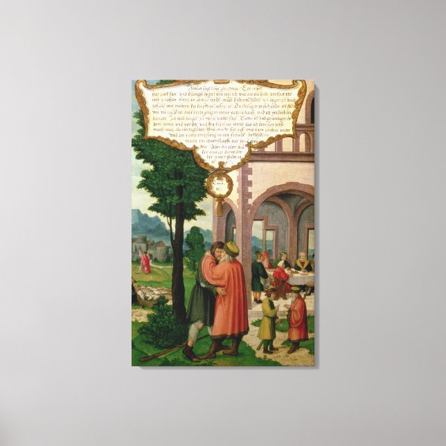 The Parable of the Prodigal Son Canvas Print (Front)