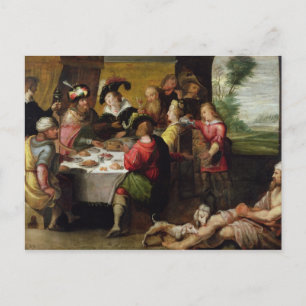 The Parable of the Rich Man and Lazarus Postcard