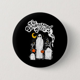 The Paranormal Files Cemetery Ghost 2 Inch Round Button