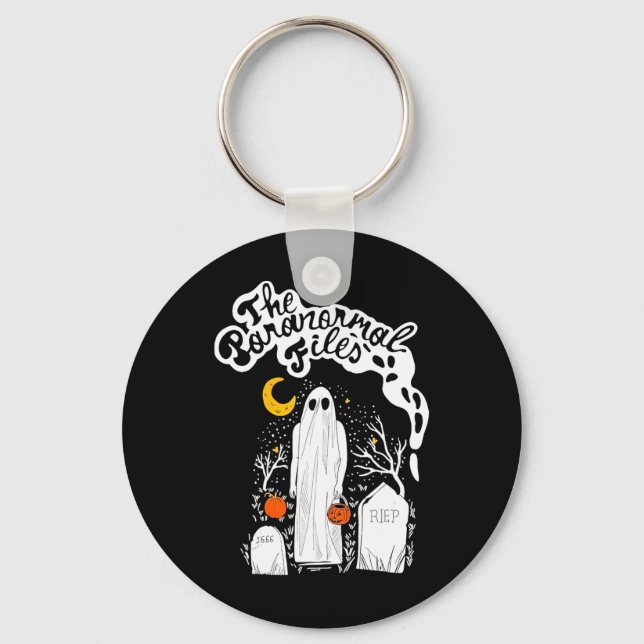The Paranormal Files Cemetery Ghost  Keychain (Front)