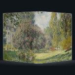 The Parc Monceau - Claude Monet Binder<br><div class="desc">The Parc Monceau - Claude Monet</div>