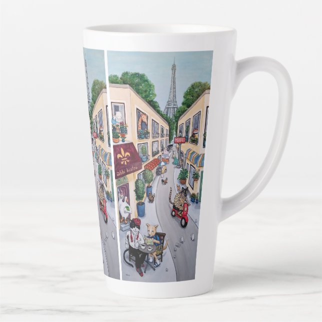 The Paris Cafe latte cup (Right)