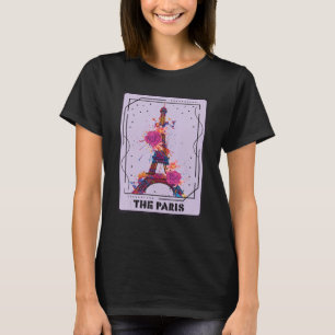 The Paris Tarot Card Mystical Cards Eiffel Tower S T-Shirt
