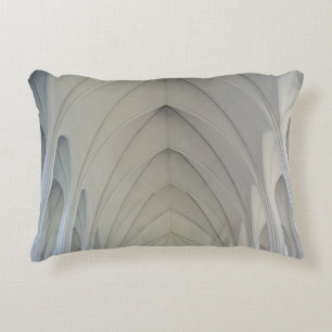 The parish church and landmarks of Reykjavik Accent Pillow